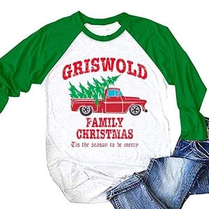 Griswold Christmas shirt. long sleeve women’s top